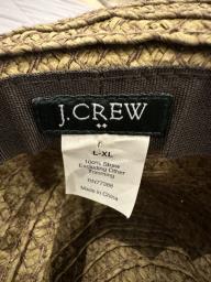 J Crew L  Xl Straw Hat image 2