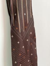 Pierre Cardin brown silk tie image 2