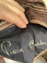 Pierre Cardin brown silk tie image 4