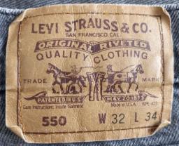 Vintage Levis 550 Denims Jeans 32x34 image 1