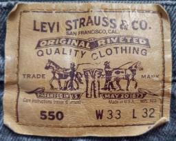 Vintage Levis 550 Denims Jeans 33x32 image 1