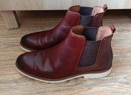 Aiuti mens brown leather boots image 1