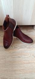 Aiuti mens brown leather boots image 2