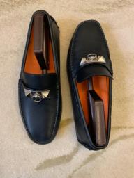 Hermes Mens Irving Loafer in Black 415 image 1
