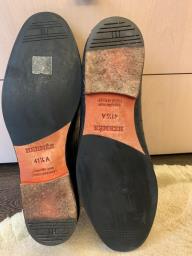 Hermes Mens Leather Shoes - 42 black image 2