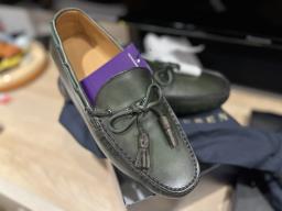 Ralph Lauren Purple Label Green Loafers image 1