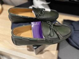 Ralph Lauren Purple Label Green Loafers image 4