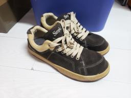 Simple Men Os Suede Black Shoes Sneakers image 1