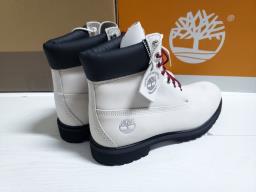 Timberland 6-inch White Nubuck Boots image 2