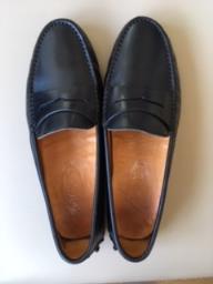 Tods driving shoes - black leather image 2