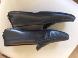 Tods driving shoes - black leather image 4