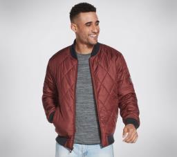 Skechers mens apex quilted jacket image 1