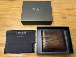 Berluti Makore Scritto Leather wallet image 1