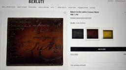 Berluti Makore Scritto Leather wallet image 5