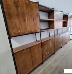 15ft office cabinet wooden color image 1