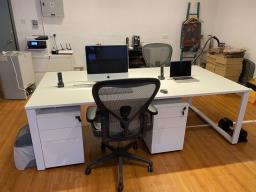 4person desk and file pads image 2