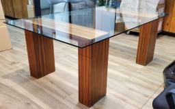 Dinning Table with Solid wood leg image 2