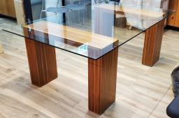 Dinning Table with Solid wood leg image 3