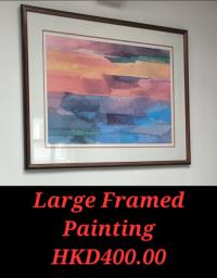 Large Framed Painting Hkd40000 image 1