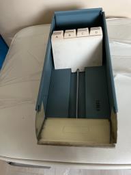 Metal long size name card box image 2