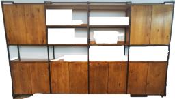 office cabinet wooden color image 1
