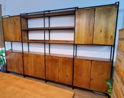 office cabinet wooden color image 1