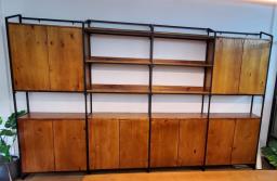 office cabinet wooden color image 2