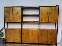 office cabinet wooden color image 1