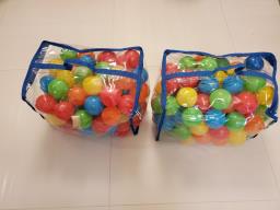 2 Bags of multi-colored play balls image 1