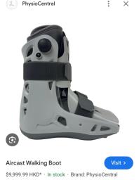Aircast walking boot image 1