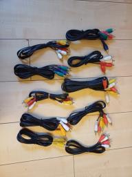 Video  and Audio  cables x 10 image 1