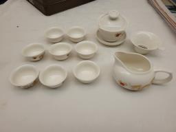 Kung Fu Ceramic Tea Set with Dragon Moti image 1