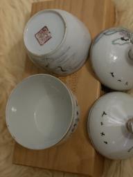 Oriental ceramic Candy bowl  Bowl 1 set image 4