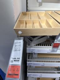 Variera Wooded Cutlery Divider image 1