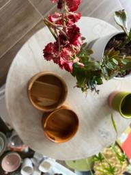 Wooden bowls and coasters image 4