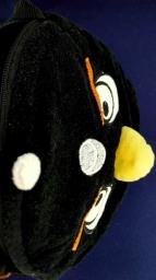 Angry Black bird bag w shoulder strap image 3