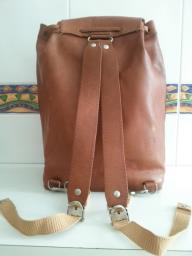 Genuine Leather Drawstring Backpack image 2