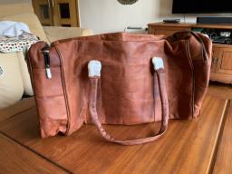 Genuine leather Mens Duffle bag image 1