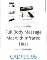 Massage mat with heat and massage image 5