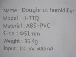 Usb Water Floating Mini Donut Humidifier image 3