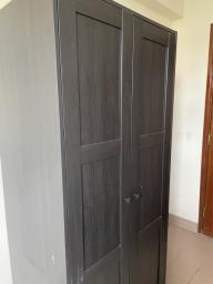 A used Ikea wardrobe with 2 doors image 2