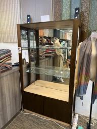 Display cabinets with storage underneath image 1