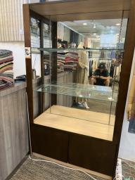 Display cabinets with storage underneath image 3