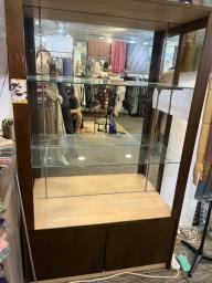 Display cabinets with storage underneath image 2