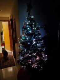 Fiber optic Christmas tree image 1