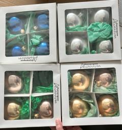 Glass Christmas tree balls - 3 sizes image 1