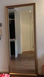 Golden Frame Full Sized Mirror image 1