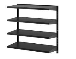 Metal shelves with bracket image 1