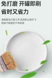 Nippon White Color Wood Brushing Paint image 6