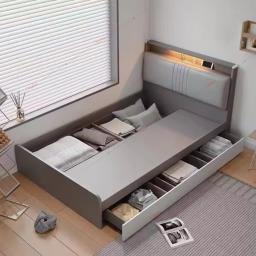 Storage Bed Frame With Mattress For Sale image 1